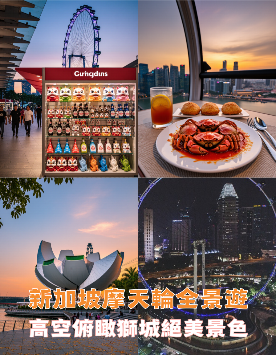 ✨高空俯瞰新加坡!摩天觀景輪的魅力