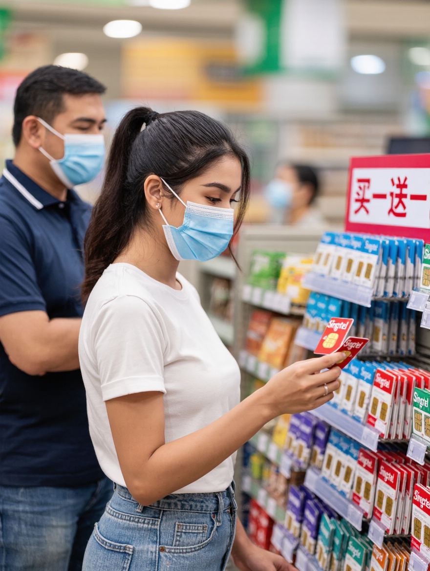 新加坡Singtel SIM卡買一送一攻略✨