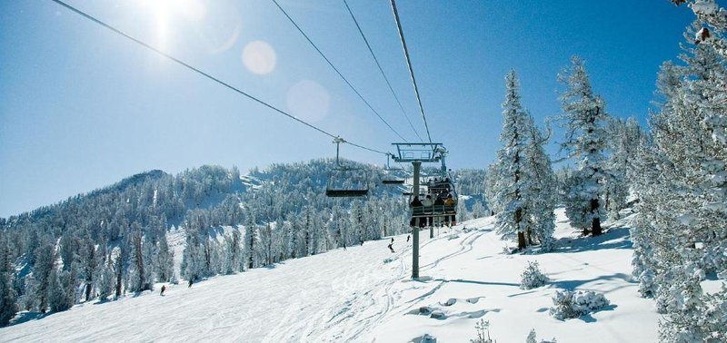 Alpine landmark hotels background