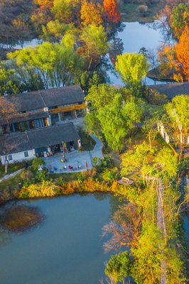 杭州西溪十里芳菲度假村落