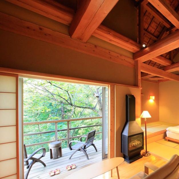 温泉山荘大根花