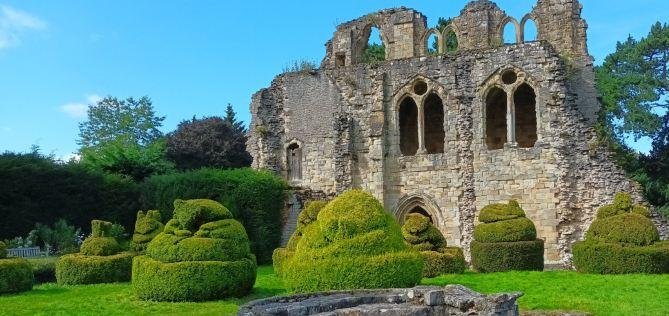 Much Wenlock landmark hotels background