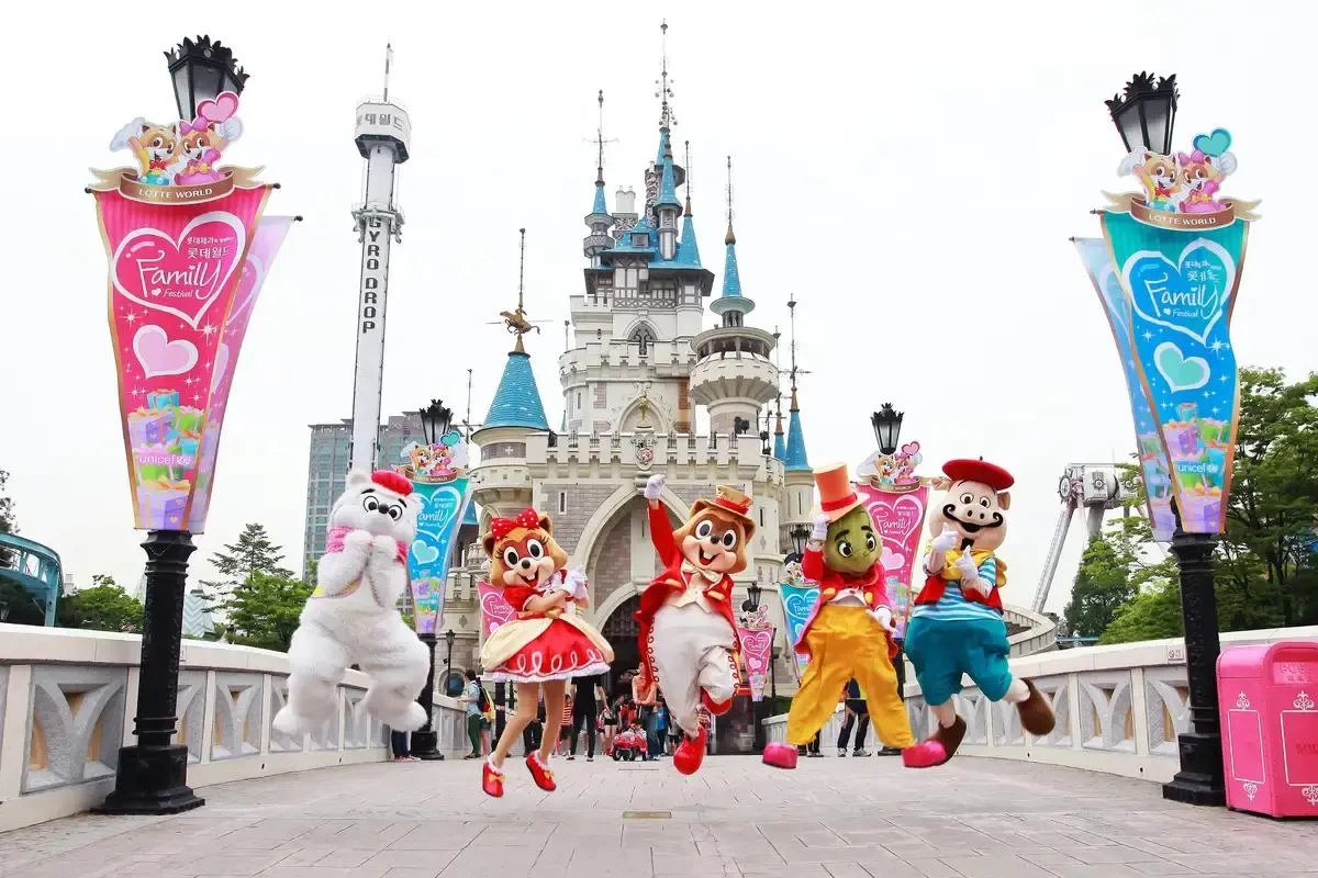 AREX仁川機場快線單程票+首爾樂天世界（含博物館）1日票（非韓國籍）